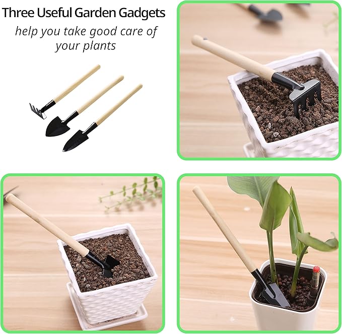 Plant Saucer, 7 Pack 8 10 12 14 15 Inch Durable Plastic Plant Trays - Image 4
