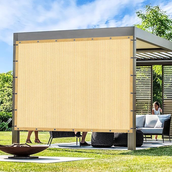 Artpuch Outdoor Pergola Shade Cover 9' X 10' Sun Shade Cloth by Artpuch