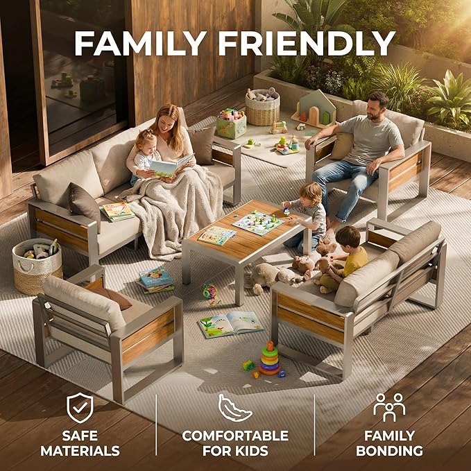 ZANDOR Aluminum Outdoor Patio Furniture - Image 3