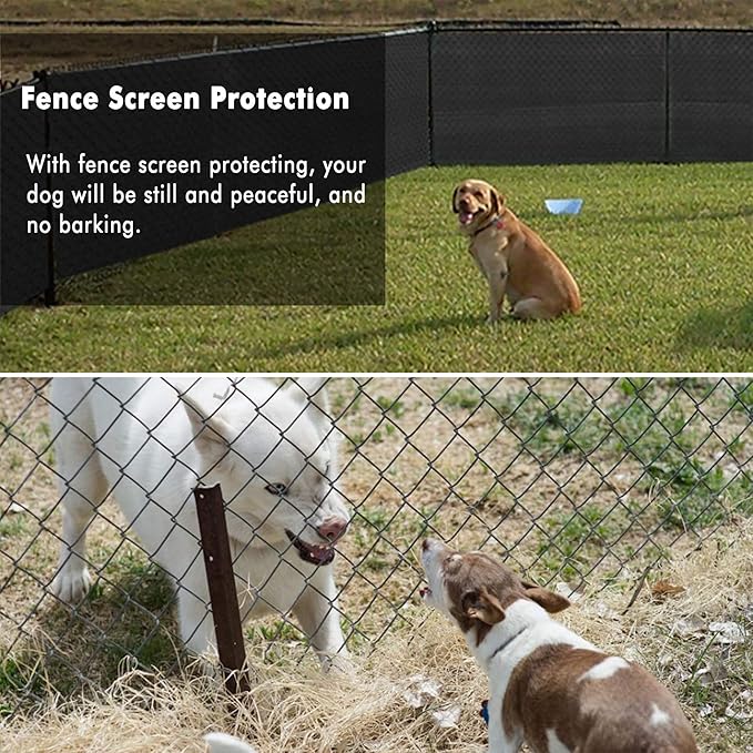 UPGRADE Privacy Fence Screen 6'x13' Black Outdoor 90% Visibility Blockage 170 - Image 6