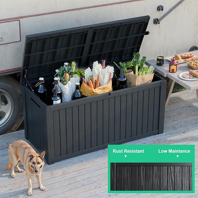 ROJIK Outdoor Storage Housing Deck Box - Image 7