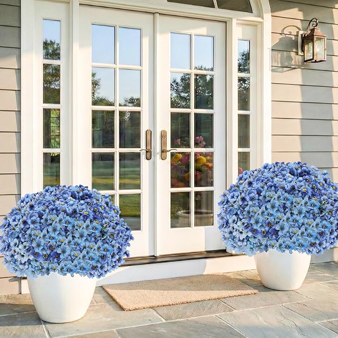 22 Pack Artificial Flowers Outdoor Fake Plants, Faux Flowers UV Resistant - Image 7