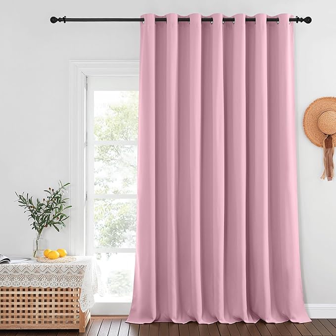 NICETOWN Rouge Pink Blackout Curtains by NICETOWN