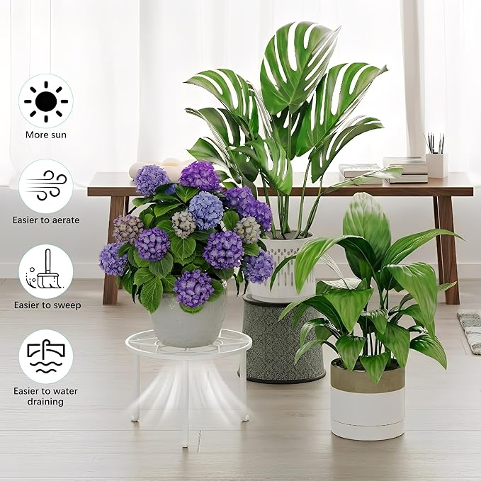 5-Pack Metal Plant Stand for Heavy Potted Plant for Home Indoor and Outdoor - Image 4