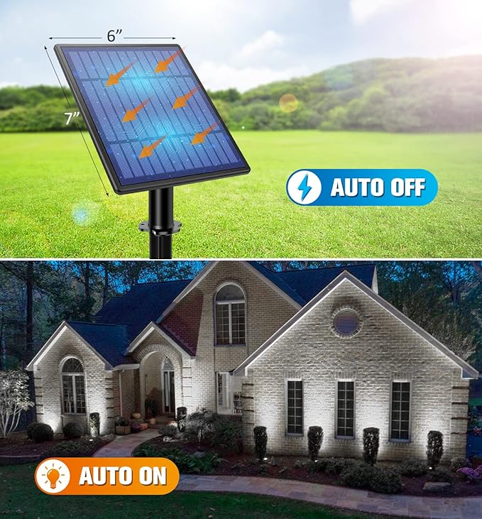 APONUO Metal Solar Spot Lights Outdoor - Image 2