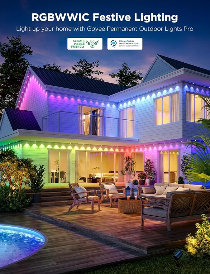 Govee Permanent Outdoor Lights Pro, 100ft - Image 2