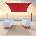 ColourTree TAPR1616 Custom Size 13' x 19' Red Sun Shade Sail Canopy UV Block by ColourTree