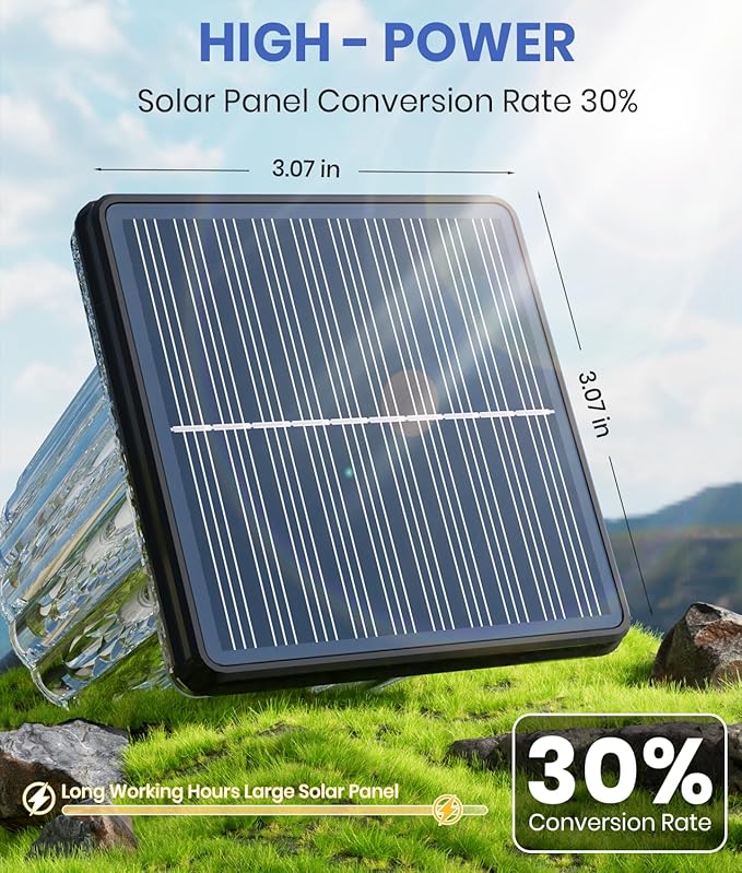 Super Bright Solar Pathway Lights Outdoor Powered 8 Pack, Adjustable Warm&Cool - Image 2