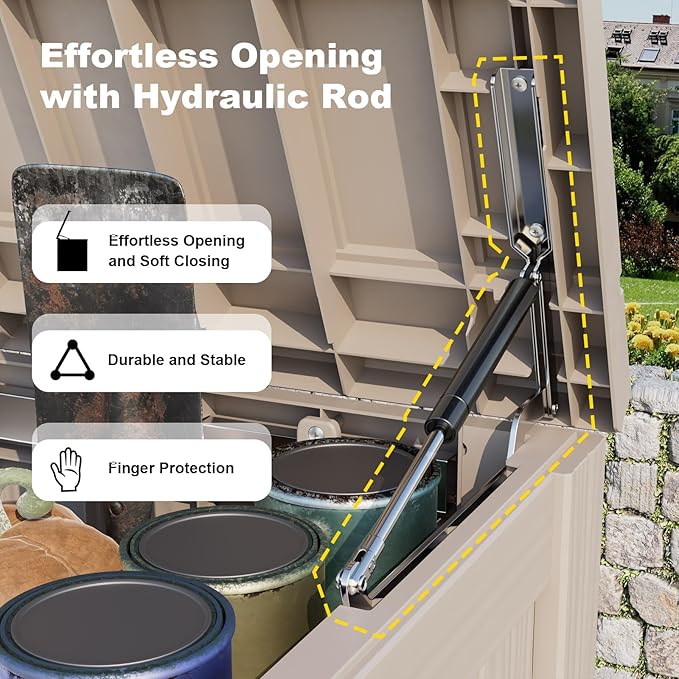 ROJIK Outdoor Storage Housing Deck Box - Image 3