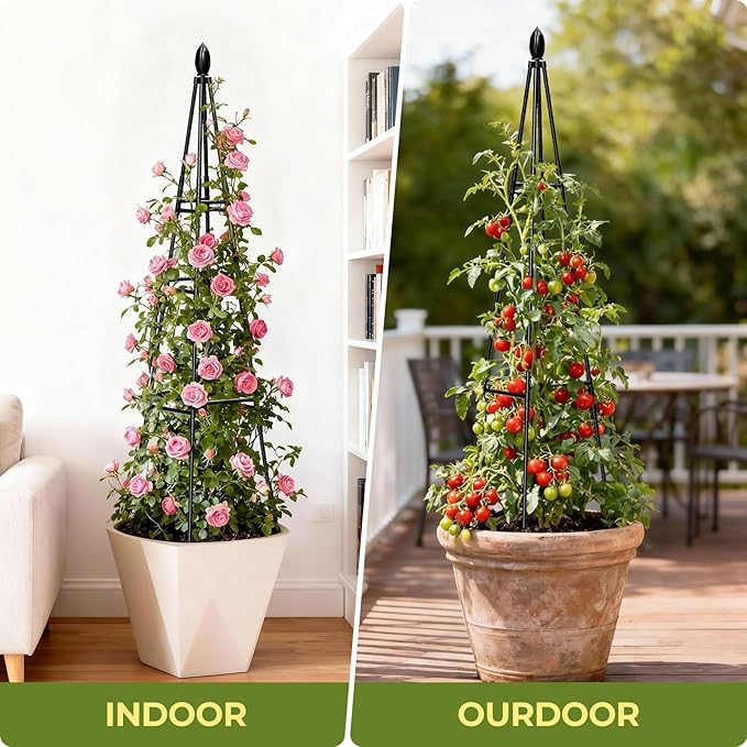 2 Pack Garden Trellis for Climbing Plants Outdoor, Vegetables - Image 5