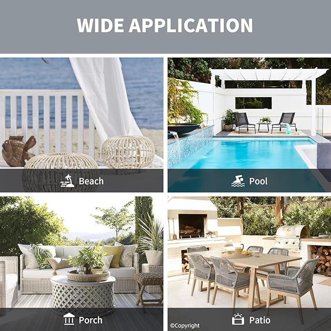 Outdoor Indoor Curtains W52 x L108 - Image 8