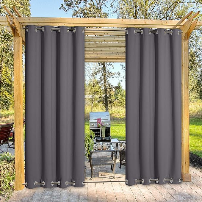 NICETOWN Outdoor Curtain Waterproof Extra Long 108" by NICETOWN