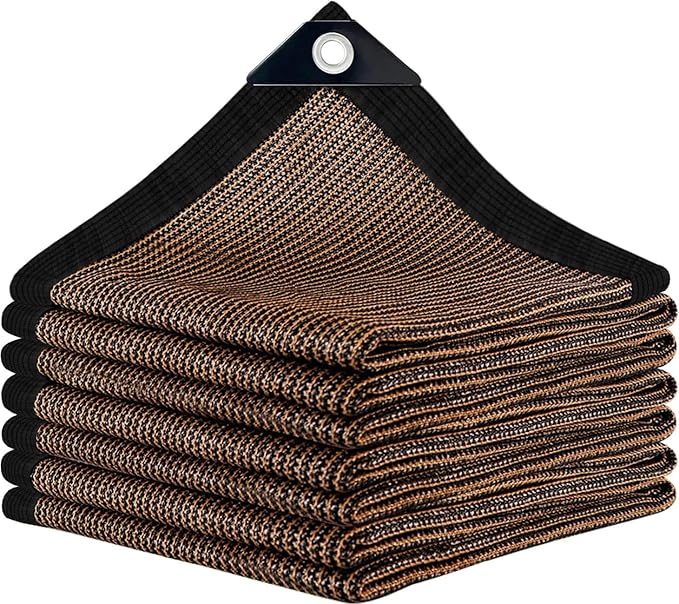 Mocha Sun Shade Cloth, Pergola Shade Cover by IMSGVIFO