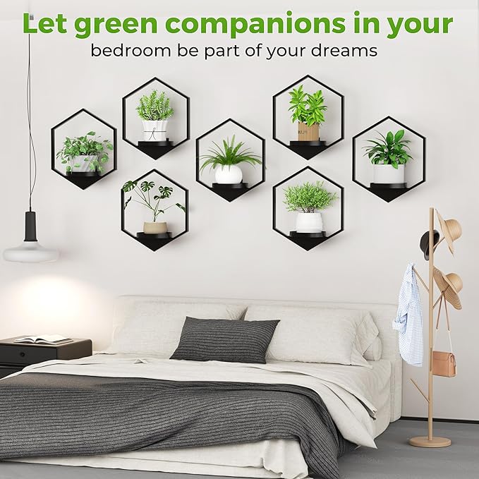 Wall Planters for Indoor Plants 5 Pack, Plant Frames Wall Decor Living Room - Image 7