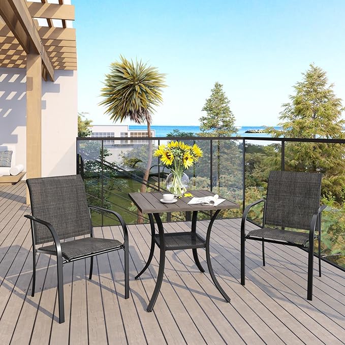 VICLLAX 3 Pieces Patio Dining Set by HOME