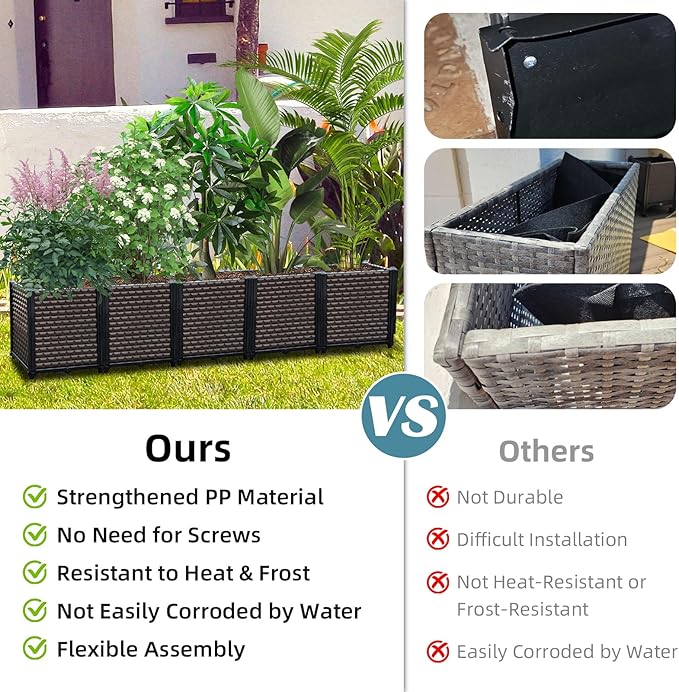 Large Planters for Outdoor Plants - Image 3