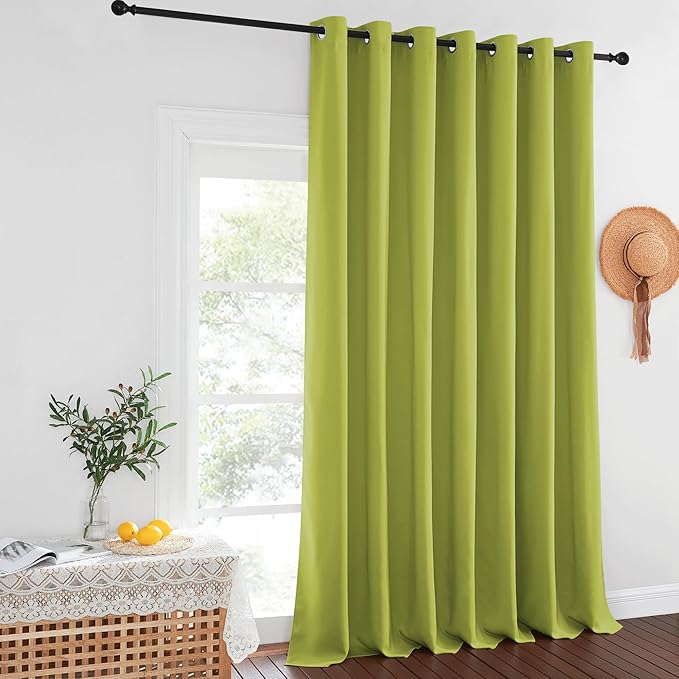 NICETOWN Blackout Curtains for Sliding Glass Door Room Divider Noise Reduce - Image 8