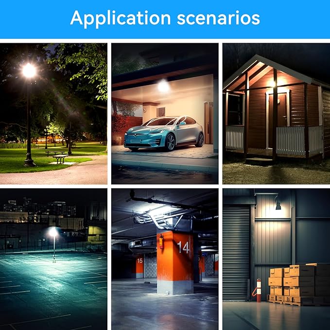 4Pack-100W LED Flood Light Outdoor, 11000lm LED Work Light - Image 7