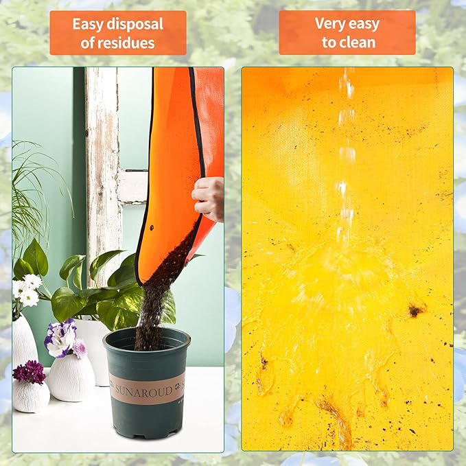 Large Repotting Mat for House Plants Transplanting and Potting Soil Mess Control - Image 6
