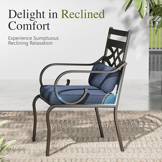 Sophia and William Outdoor Patio Dining Set - Image 3