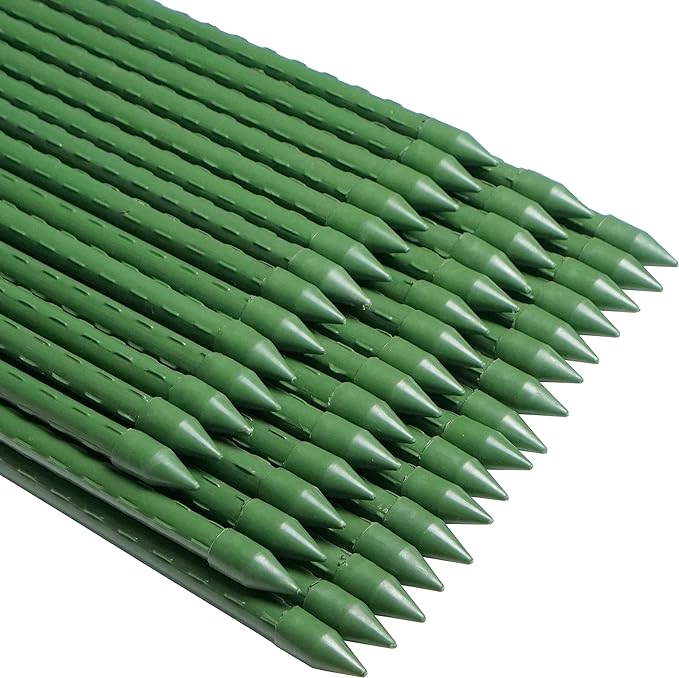 WAENLIR Garden Stakes 57 inch 4.8ft Sturdy Tomato Stakes, Plant Stakes by WAENLIR