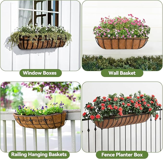 3Pcs Trough Coco Liner 30" Coco Coir Liners - Image 5