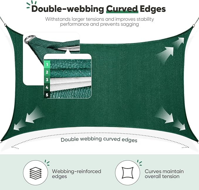 Quictent 20x26ft Sun Shade Sail - Image 4