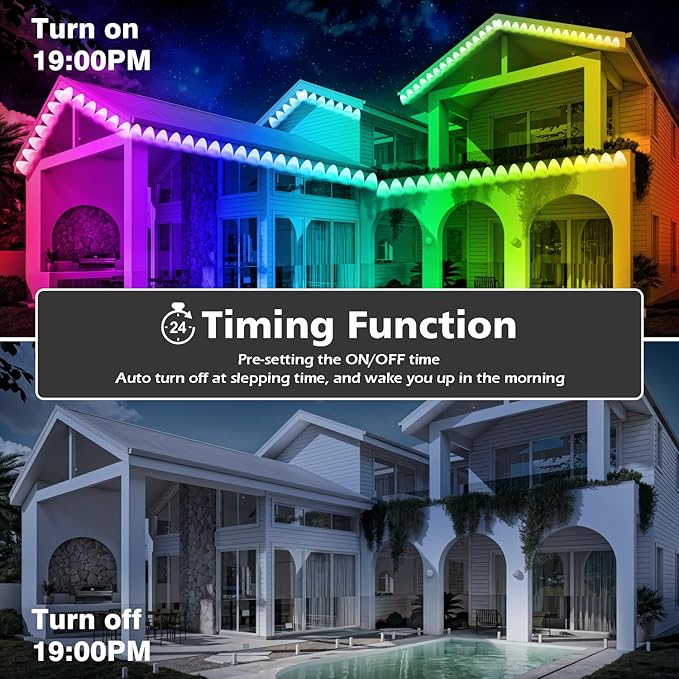 FBZ 150FT Permanent Outdoor RGB Lights - Image 5