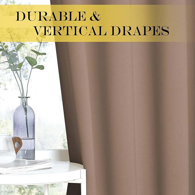 NICETOWN Patio Blind Blackout Curtain Panels - Image 5