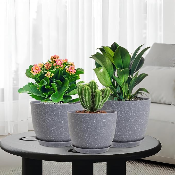 Flower Pots 9/8/7.5inch, Plant Pots - Image 7