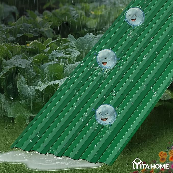 YITAHOME 8x4x2ft 2pcs Large Raised Garden Bed, Galvanized Metal Planter Box - Image 5