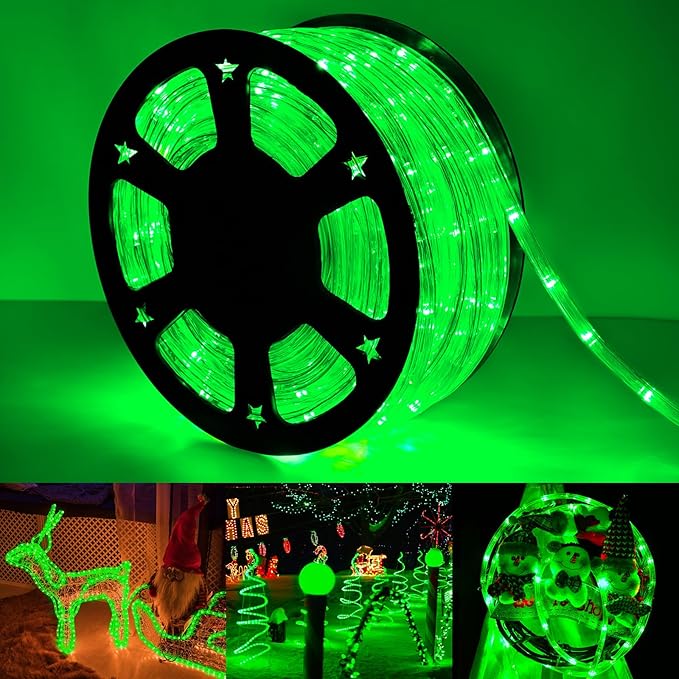 200ft LED Rope Lights Outdoor, 1440 LED Flexible Tube Lights by Jnaurb