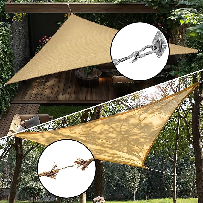 YOFIT 40 Pcs Shade Sail Hardware Kit, 6 Inch Outdoor Sun Sail Accessories - Image 7