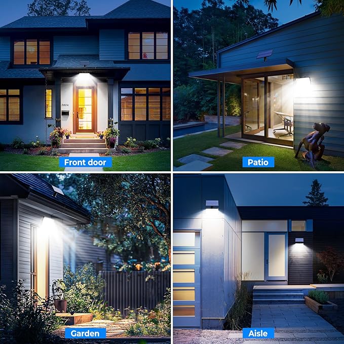 Peasur Solar Lights Outdoor Waterproof, Solar Motion Security Light, Flood - Image 7