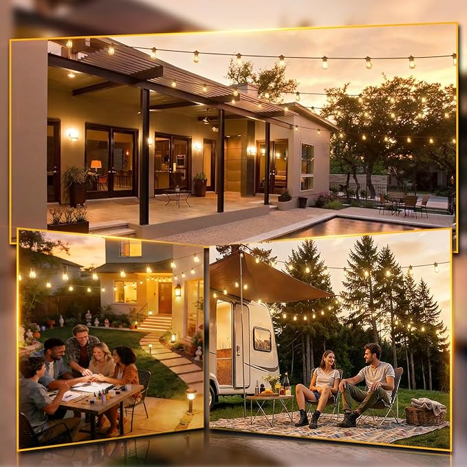 addlon 200FT LED Outdoor String Lights - Image 7