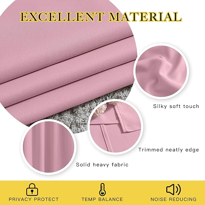 NICETOWN Patio Blackout Curtain Panels - Image 2