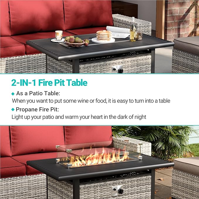 7-Piece Outdoor Patio Furniture Set - Image 4