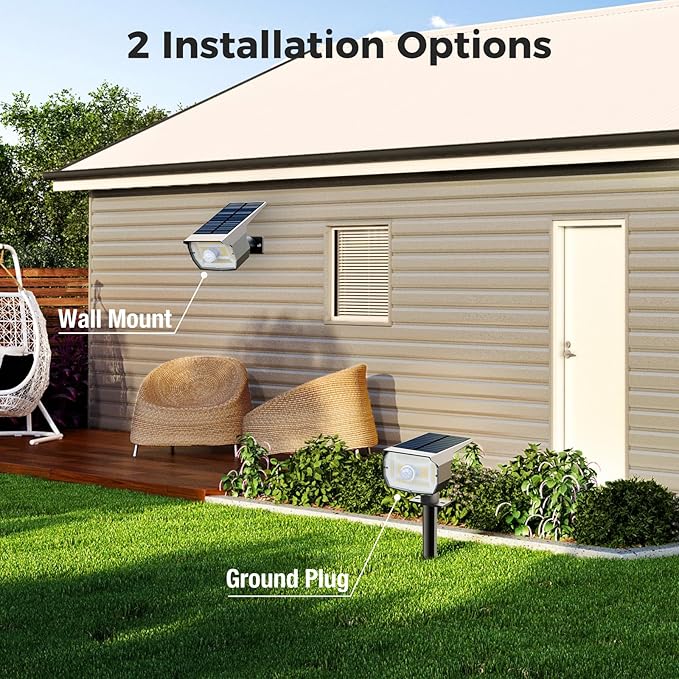 Solar Lights Outdoor Motion Sensor, Spot Landscape Lighting - Image 3