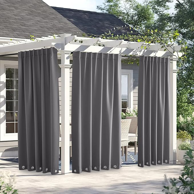 NICETOWN 2 Panels Weighted Blackout Curtains - Image 2