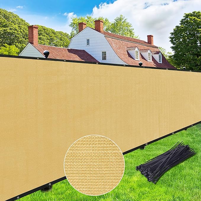 UPGRADE Privacy Screen 4' x 25' Fence Commercial Shade Cover by UPGRADE
