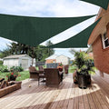 Patio Paradise 7' x 7' x 7' Sun Shade Sail Triangle Canopy Shade Cloth Fabric by Patio