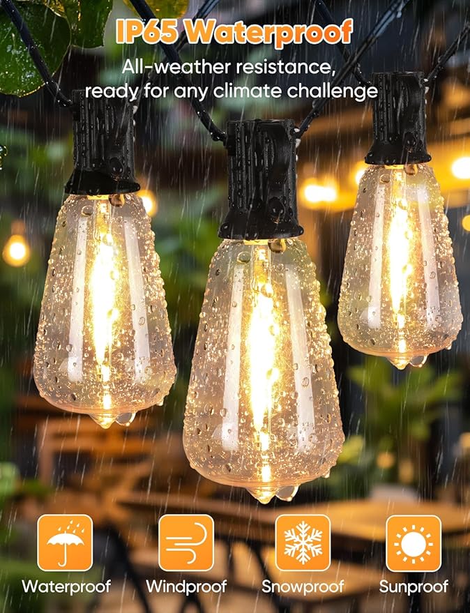 Brightever Outdoor String Lights - Image 6