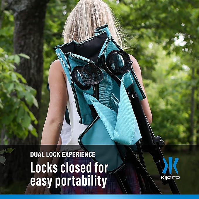 Kijaro XXL Dual Lock Portable Camping Chair - Image 9