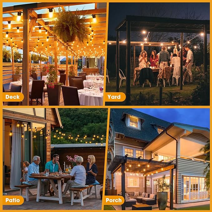 LED Outdoor String Lights 25FT - Image 8
