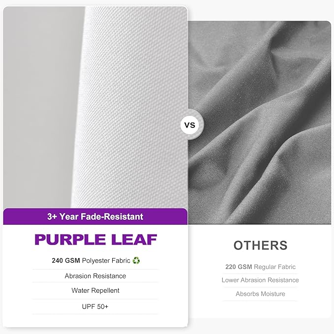 PURPLE LEAF 9.8' X 9.8' Patio Umbrella - Image 4