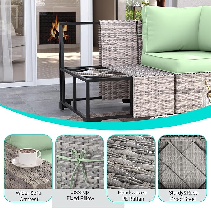 15-Piece Outdoor Patio Furniture Set - Image 2