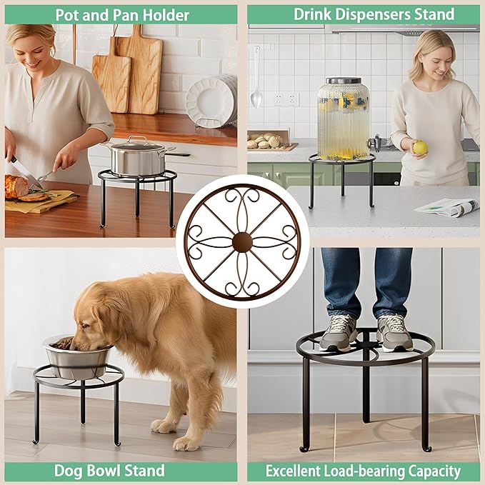 Set of 5 Metal Plant Stand for Heavy Potted Plant for Home Indoor and Outdoor - Image 6