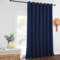 NICETOWN Blackout Navy Blue Curtain 102 inches Long, Grommet Thermal Insulated by NICETOWN