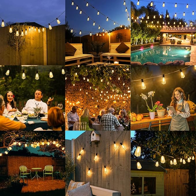 Brightever Outdoor String Lights 180FT, Patio Lights - Image 7