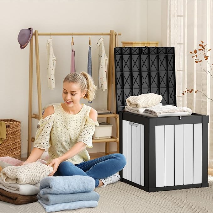 EasyUp 50 Gallon Deck Box Outdoor Storage Box - Image 3